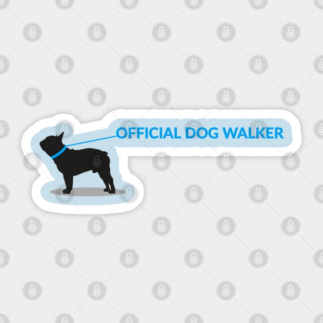 Official Dog Walker Sticker by Put A Little LUV in UR Art